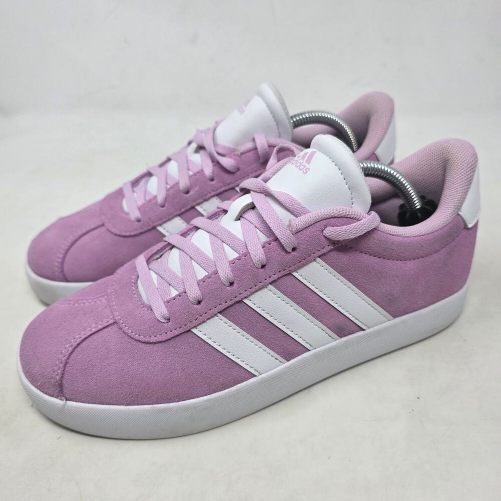 Adidas Big Kids Suede Purple Sneakers Youth Size 5 Casual Shoes